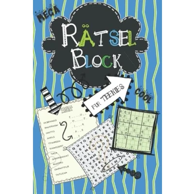 Abbildung von Rätselblock für Teenies: Cooler Rätselspaß Kinder ab 12: Wortsuchrätsel, Sudokus, Labyrinthe, Buchstabenrätsel