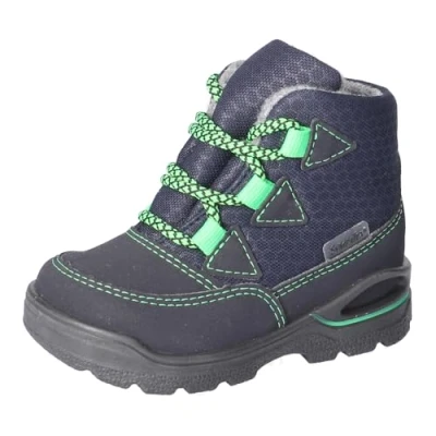 Abbildung von RICOSTA Jungen Winterstiefel Emil, Kinder Lauflernschuhe, Weite: Weit, lose Einlage, Sympatex, waschbar, Winterboots, Lammwolle, See/Ozean (180), 26 EU