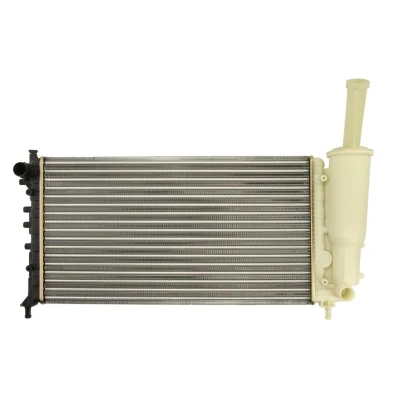 Abbildung von NRF 53124 Kühler, Motorkühlung Aluminium 579 322 23 Kühlrippen mechanisch gefügt FIAT: Punto II Hatchback