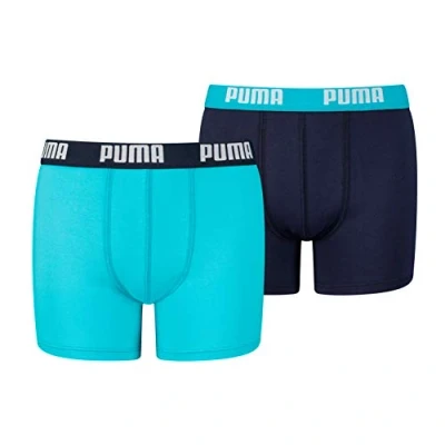 Abbildung von Puma BOYS Basic 2 PACK Panties für Kinder, Größe: 140, Bright blue