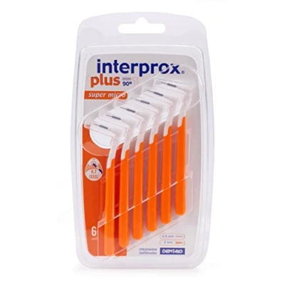 Abbildung von Interprox Super Micro Plus Interproximalbürste, 0,5 mm, Orange, 6 Stück