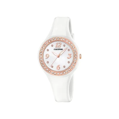 Abbildung von Calypso Watches Damen Analog Quarz Uhr mit Plastik Armband K5567/B