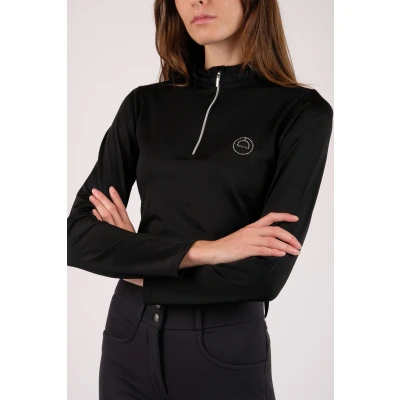 Abbildung von Montar Shirt Everly Crystal Logo Lange Ärmel Schwarz L