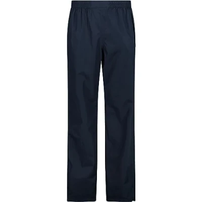 Abbildung von CMP Ripstop Herren Regenhose mit seitlichem Reißverschluss, Schwarz Blau, XXL