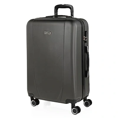 Abbildung von ITACA Koffer Groß 4 Räder Großer Leichte Reisekoffer mit Rollen Groß. für Flugzeuge Hartschale Geprüftem Schloss Trolley, Antrazit
