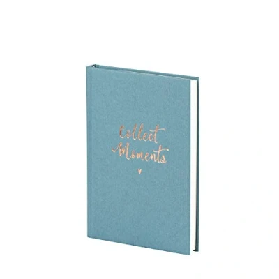 Abbildung von Rössler Papier 18831880001 Bullet Journal „Collect Moments“, DIN A5, 192 Seiten, Punktkariert, Denim, 1 Stück