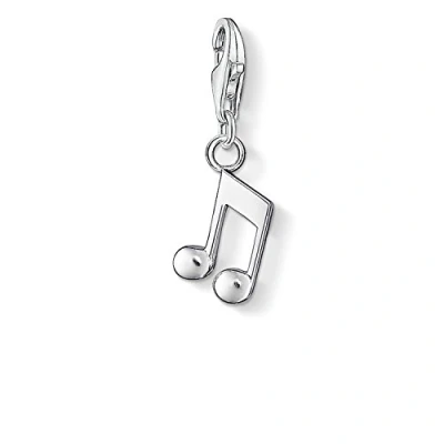 Abbildung von Thomas Sabo Damen Charm Anhänger Note Club 925 Sterling Silber 0846 001 12