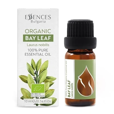 Abbildung von Essences Bulgaria BIO Echter Lorbeer Ätherisches Öl 10ml Laurus nobilis 100% Naturrein Unverdünnt zertifiziert Spitzenqualität aus Familienbetrieb Ohne Gentechnik Vegan