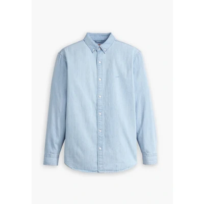 Abbildung von Levi&#039;s Authentic Button DOWN Hemd, Herren, Größe: Large, Andre light wash