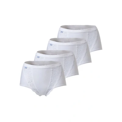 Abbildung von Sloggi SLIP CHIC, MAXI, 4ER PACK, Panties, Damen, Größe: 40, Weiß