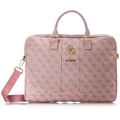 Abbildung von Guess PU 4G Metal Logo Laptop Tasche 15/16&quot; inch Rosa 3666339005344