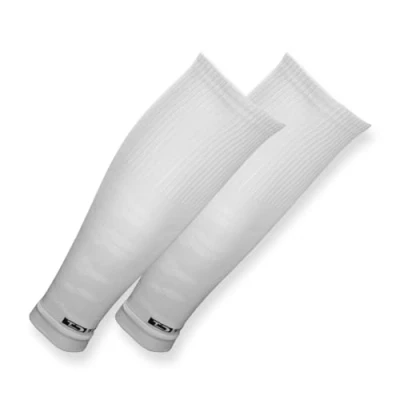 Abbildung von Tapedesign &quot;TUBES PRO 1 Paar Fußball Stutzen (ohne Socken) Weiß für Damen, Herren &amp; Kinder Fussball Sleeves Schienbeinschoner Knie lang Strümpfe (One Size)