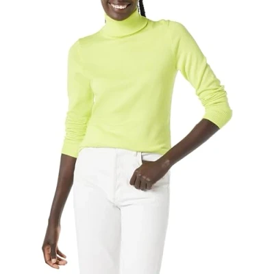 Abbildung von Amazon Essentials Damen Leichter, Langärmeliger Rollkragenpullover, Klassischer Schnitt (Erhältlich In Übergröße), Lindgrün, S