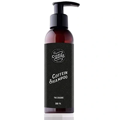Abbildung von Charlemagne Koffein Shampoo Herren Haarausfall Anti Hair Loss Coffein Men Haarshampoo Haar Männer Pumpspender 200 ml