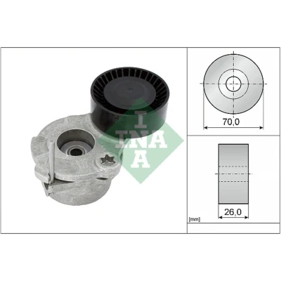 Abbildung von INA 534 0630 10 Riemenspanner AUDI: A6 C7 Allroad, A7 Sportback, Q7
