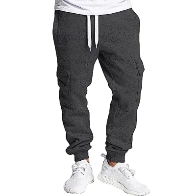 Abbildung von Southpole Herren 1570 Basic Active Sweatpants Fleece Jogger, Anthrazit meliert, 6X Large Groß