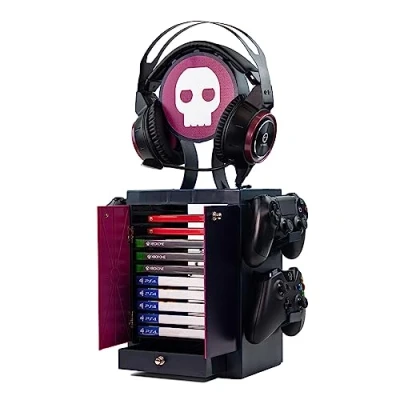 Abbildung von Numskull Offizieller Gaming Locker Controller Halter &amp; Headset Ständer für PS5, Xbox Series XS und Nintendo Switch