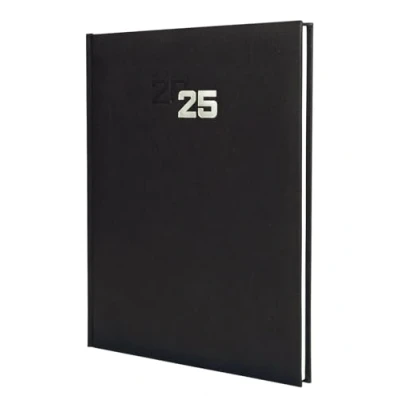 Abbildung von Finocam Kalender Dynamic Milano 2025, Wochenansicht, vertikal, Januar Dezember 12 Monate, Schwarz, Spanisch