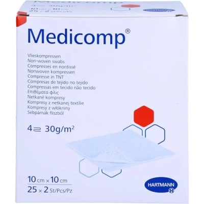 Abbildung von Medicomp Vlieskomp.steril 10x10 cm 4lagig