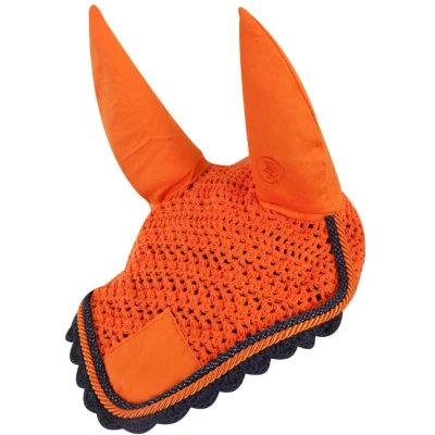 Abbildung von BR Fliegenhaube Event Baumwolle Sunset Orange Warmblut