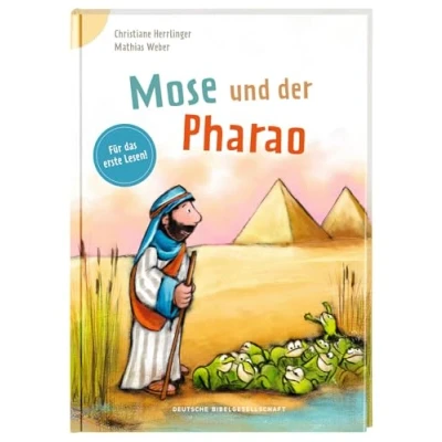 Abbildung von Mose und der Pharao: Reihe: Bibelgeschichten für Erstleser