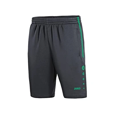Abbildung von JAKO Kinder Træningsshort Active Trainingsshorts, Anthrazit/Türkis, 164 EU