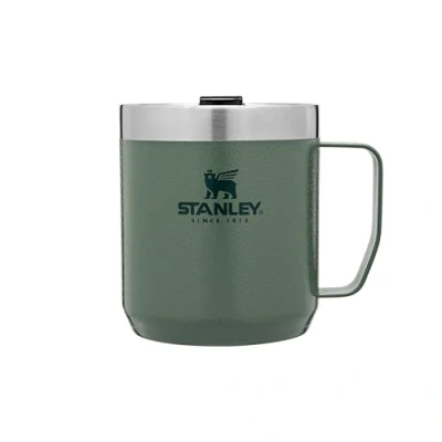 Abbildung von Stanley Classic Legendary Camp Mug Thermobecher 354 ml Hält 1.5 Stunden Heiß 3 Kalt BPA Frei Spülmaschinenfest Edelstahl Kaffeebecher To Go Green