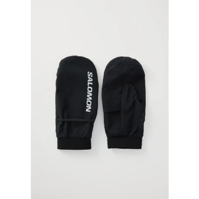 Abbildung von Salomon Bonatti Waterproof Unisex Handschuhe, Trail Running Wandern MTB Laufz, Atmungsaktivität, Reflektierende Details, Schwarz, M/L
