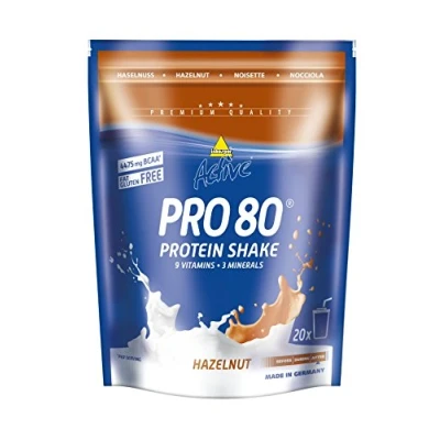 Abbildung von inkospor Active Pro 80 Protein Shake, Haselnuss, 500g Beutel