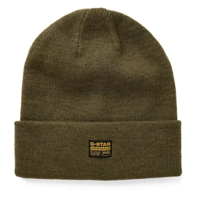 Abbildung von G STAR RAW Herren Effo Long Beanie, Grün (dark olive D16624 C754 C744), PC