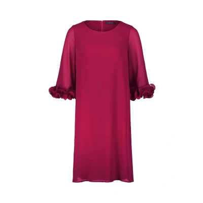 Abbildung von Vera Mont MIT RÜSCHEN Freizeitkleid, Damen, Größe: 36, Dark raspberry
