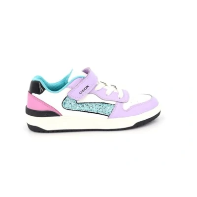 Abbildung von Geox Washiba GIRL Sneaker low für Kinder, Größe: 24, Lilac/turquoise Schuhe
