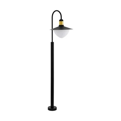Abbildung von Eglo 97287 Stehleuchte SIRMIONE schwarz, gold weiß L:34cm B:27cm H:120cm IP44