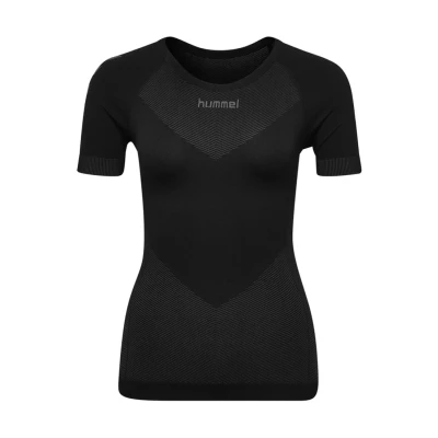Abbildung von Hummel First Seamless Sport Tshirt, Damen, Größe: 38/40, Black