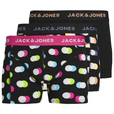 Abbildung von JACK&amp;JONES Herren JACREESE Trunks 3 Pack SN Boxershorts, Black/Pack:Black Black, M