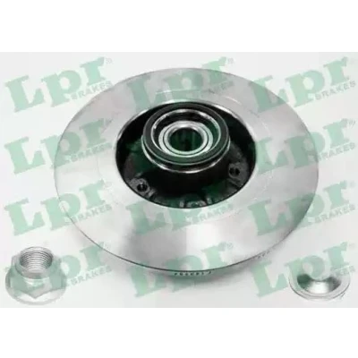 Abbildung von LPR R1004PCA Bremsscheibe 274 10,9 5 voll mit Radlagersatz, ABS Sensorring, Mutter Zubehör RENAULT: LAGUNA 2 Grandtour, GRAND SCENIC