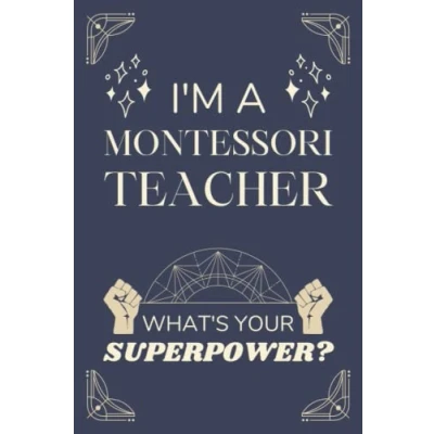 Abbildung von Montessori Teacher Gifts: Lined Blank Notebook Journal, a Funny and Appreciation Thank You Gift for Teachers to Write in