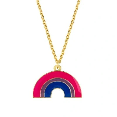 Abbildung von Sinwinkori Sun Set Pride Rainbow Shape Halskette LGBT Gay Geschenk