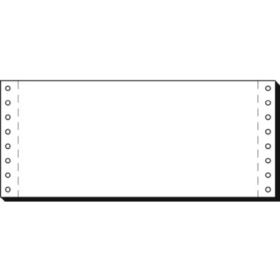 Abbildung von SIGEL 04241 Endlospapier 4 Zoll x 240 mm (DIN lang), 70 g, 3000 Blatt LP, 1fach, Druckerpapier