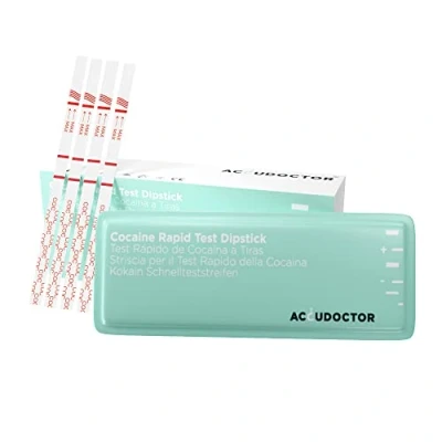 Abbildung von 25 Accudoctor Drogentest Schnelltest Kokain 300ng ml Urintest Drogen Streifen steo schnelltester Drogentests teststreifen Drogenschnelltest one Drug Test Kit selbsttest 300 cut off