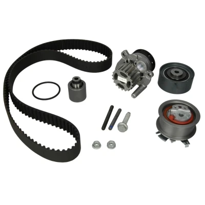 Abbildung von HEPU PK05511 Wasserpumpe + Zahnriemensatz 141 VOLKSWAGEN: Golf 5, Passat B6 Variant, Plus / Crossgolf, AUDI: A4 B7 Avant, A3 Sportback