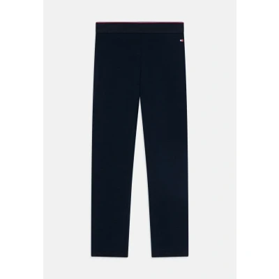 Abbildung von Tommy Hilfiger Global Stripe Unisex Leggings Hosen für Kinder, Größe: 56, Dark night navy