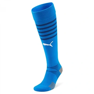 Abbildung von PUMA TeamFINAL Stutzen blau/weiß, 39 42 EU 3 UK