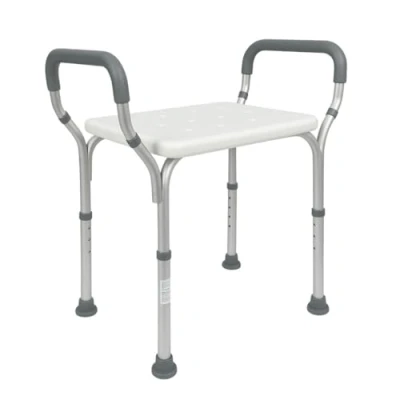 Abbildung von Mobiclinic®, Acueducto, Badewannen und Duschstuhl/ hocker, Orthopädisch, Aluminium, PVC, Höhenverstellbar, Badehilfe für ältere behinderte Menschen, Ergonomisch, Mit Armlehnen, rutschfest