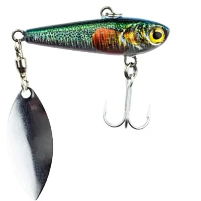 Abbildung von FISHN REALSPINNY Spinnerbait, Jig, Spinnerköder, Gewicht: 20g, Größe: 5,cm, Spinnerblatt: 3,8cm, Kunstköder, zum Spinnfischen auf Raubfische wie Hecht, Barsch, Forelle, Zander
