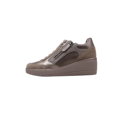Abbildung von Geox ILDE Sneaker low, Damen, Größe: 37, Dark taupe Schuhe