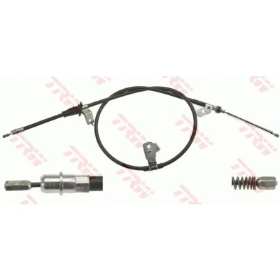 Abbildung von TRW GCH649 Handbremsseil 1525, 1315 Trommelbremse MITSUBISHI: COLT 6, SMART: Forfour I