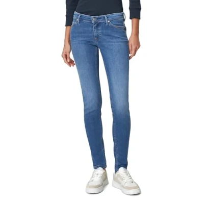 Abbildung von Marc O&#039;Polo Denim Trouser LOW Waist Regular Length Jeans Skinny Fit, Damen, Größe: 32x32, Multi/mid blue