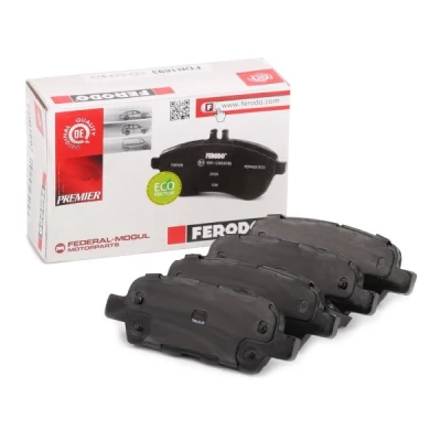 Abbildung von FERODO PREMIER ECO FRICTION FDB1693 Bremsbelagsatz mit akustischer Verschleißwarnung ohne Zubehör NISSAN: Qashqai / Qashqai+2 I, Juke, X Trail