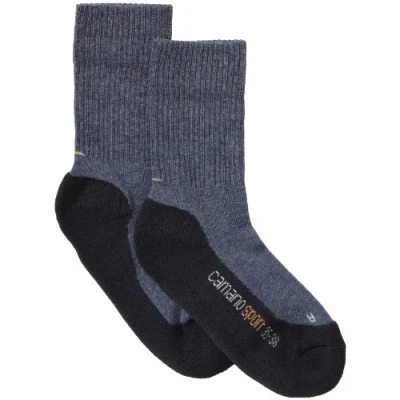 Abbildung von Camano Jungen 3721 04 Jr Sport 2p Socken, Blau (Jeans + Navy 04), 39 42